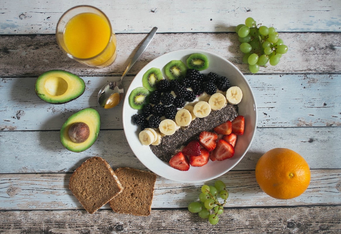 Healthy nutrition and balanced meals